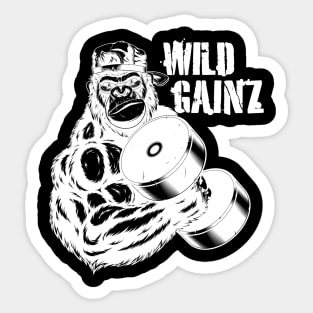 Wild Gainz Sticker